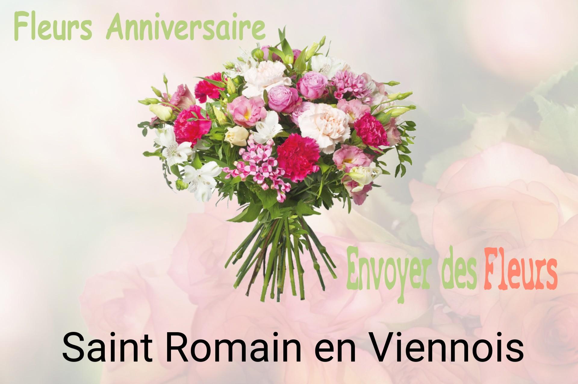 Bouquet de fleurs d’anniversaire livré à Saint-Romain-en-Viennois