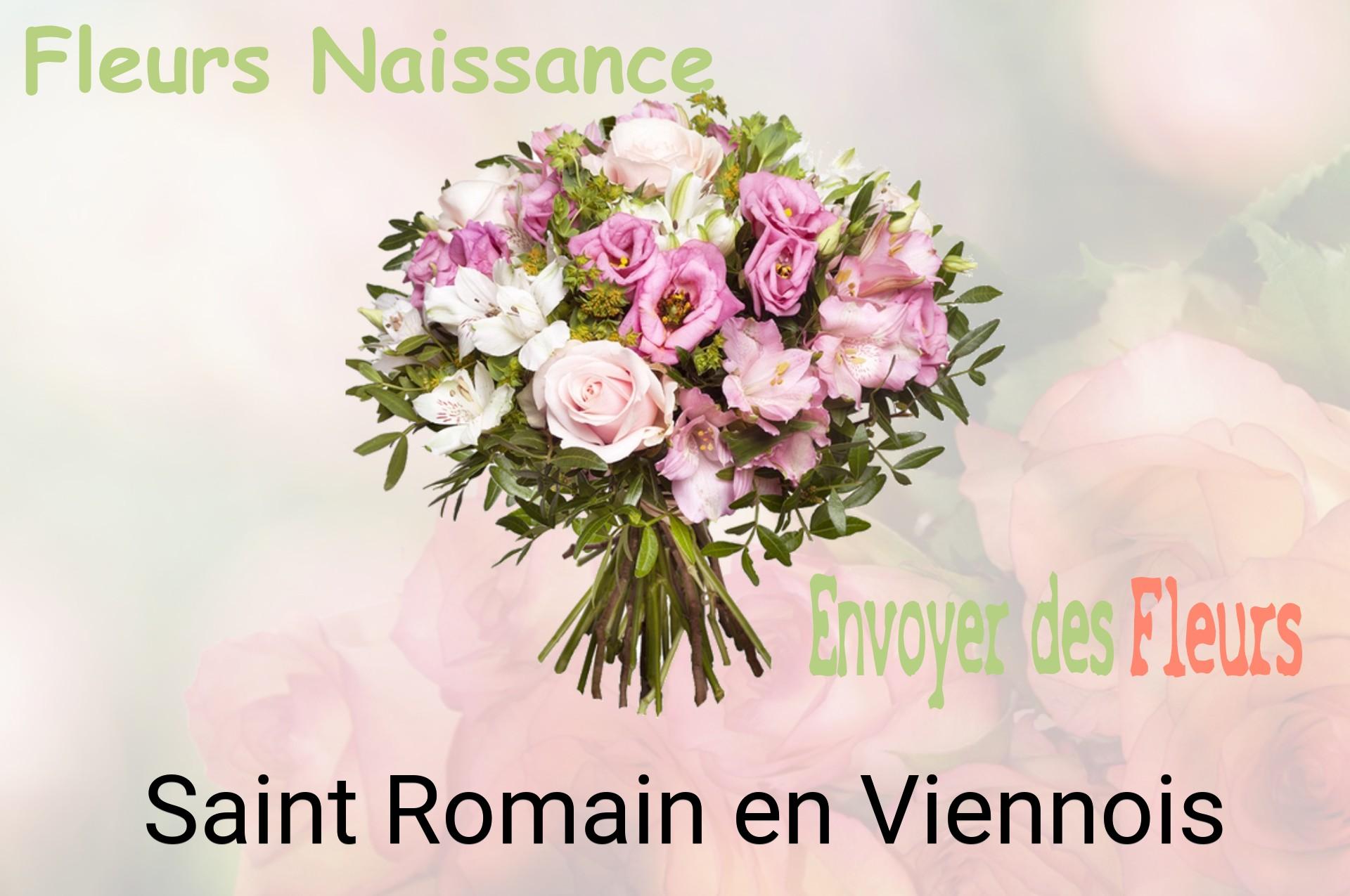 Bouquet de fleurs de naissance livré à Saint-Romain-en-Viennois
